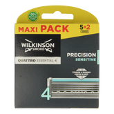 Wilkinson Quattro titanium sensitive mesjes 5+2 7 Stuks