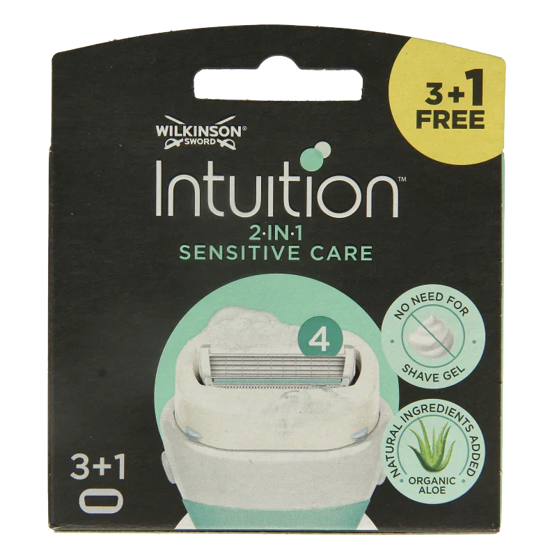 Wilkinson Intuition sensitive care navulmesjes 4 Stuks