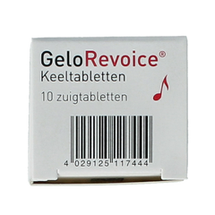 Gelorevoice Keeltabletten kersen - menthol 10.00 Tabletten
