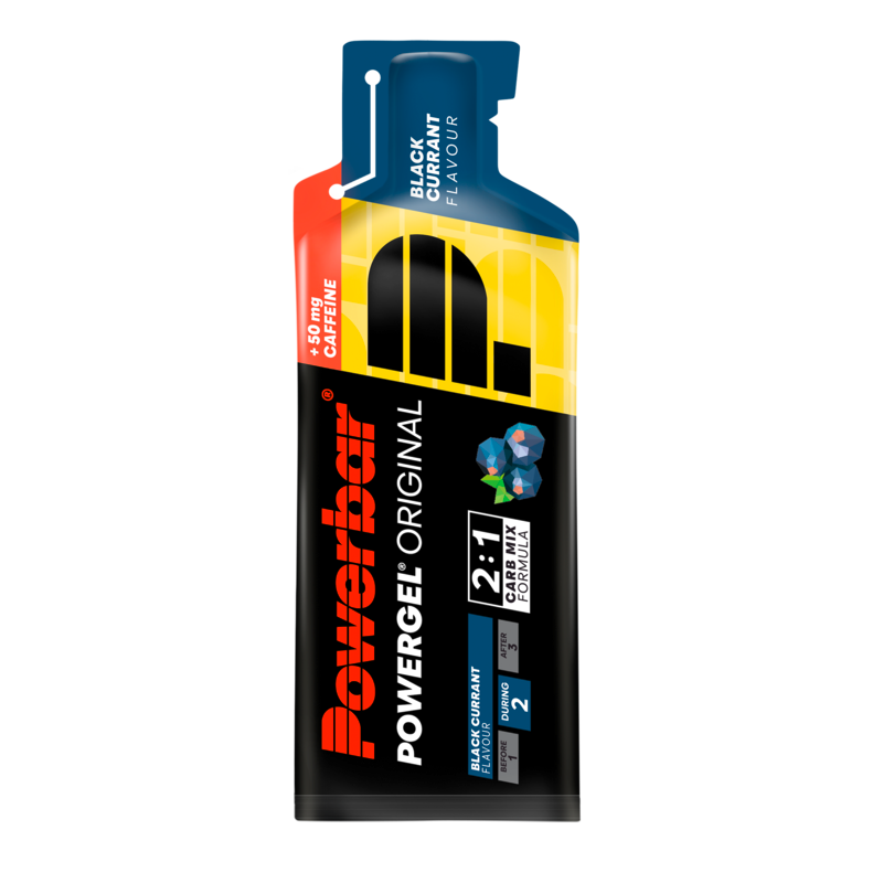 Powerbar Powergel black currant caffeine 41 Gram
