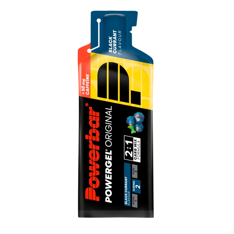 Powerbar Powergel black currant caffeine 41 Gram
