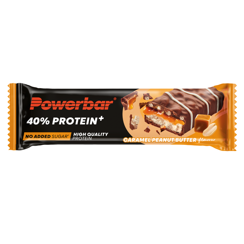 Powerbar Protein+ bar crisp caramel & peanuts 40 Gram