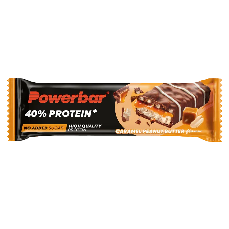Powerbar Protein+ bar crisp caramel & peanuts 40 Gram