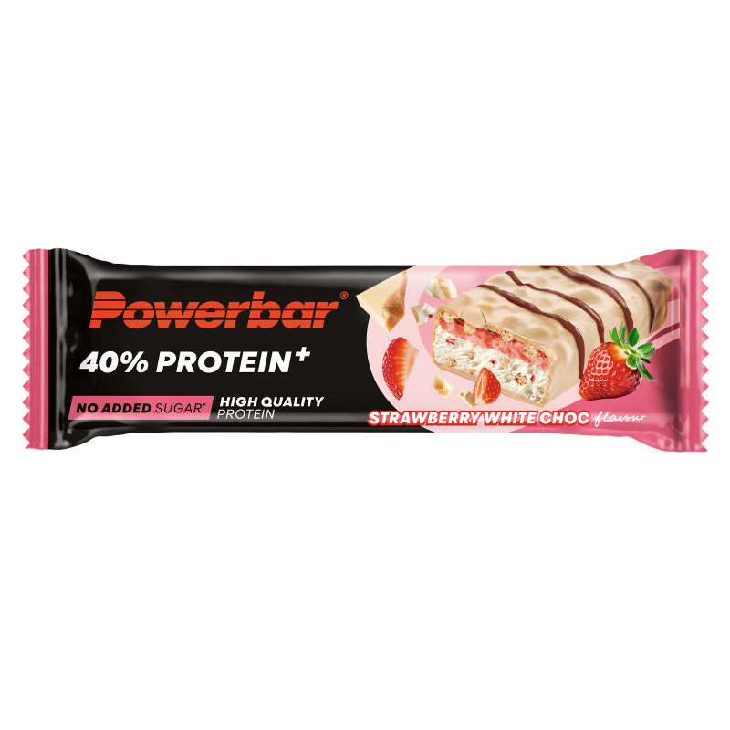 Powerbar Protein+ bar crisp strawberry & white chocolate 40 Gram