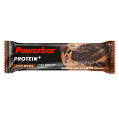 Powerbar Protein+ bar low sugar chocolate brownie 35 Gram
