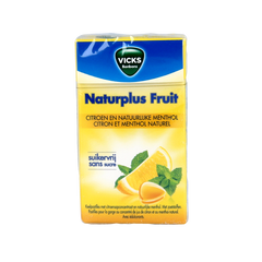 Vicks Citroen menthol suikervrij 40 Gram