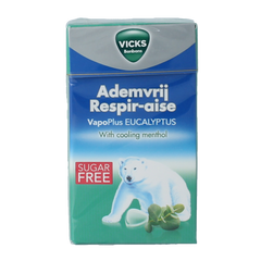 Vicks Ademvrij eucalyptus suikervrij 40.00 Gram