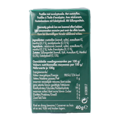 Vicks Ademvrij eucalyptus suikervrij 40.00 Gram