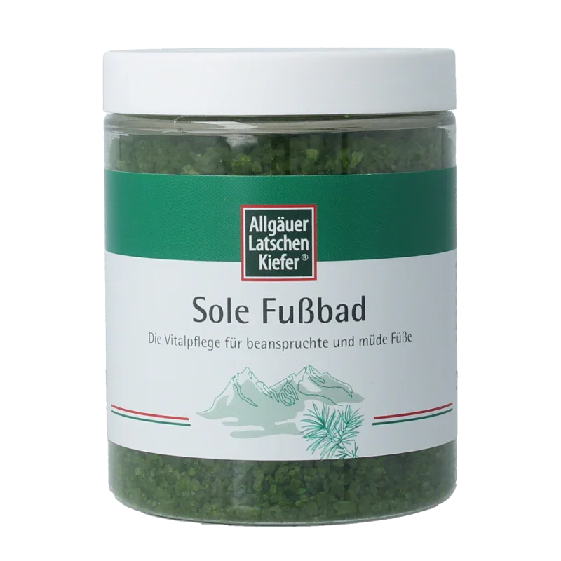 Allgauer Latshen Kiefer Mineralen voetbad allgasan 350 Gram
