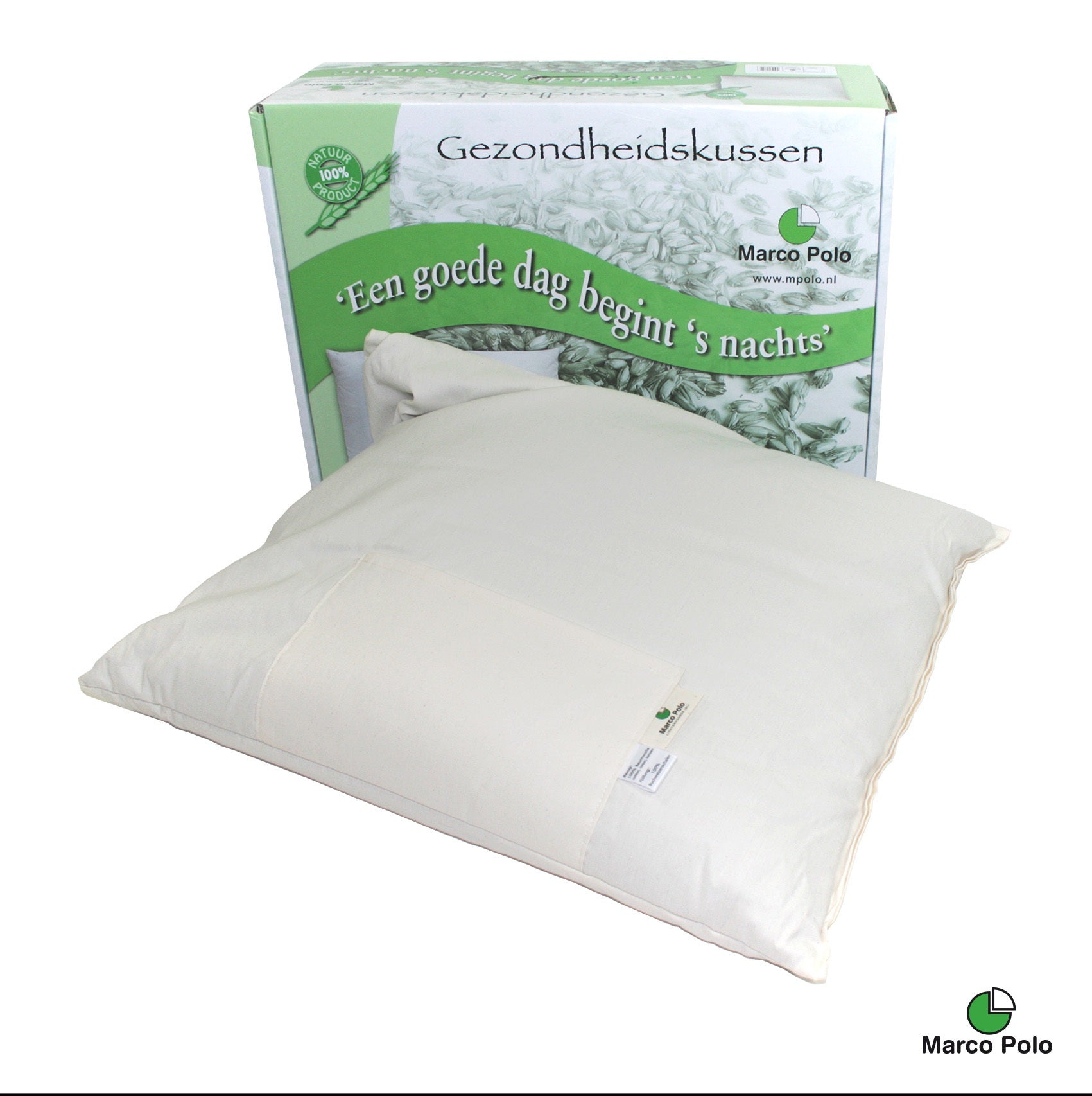 Marco Polo Boekweit kussen 60 x 70cm met ritssluiting 1 Stuks