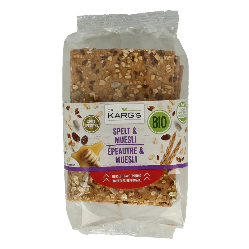 Dr. Karg's Spelt met muesli bio 200 Gram