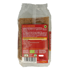 Dr. Karg's Crackers pretzel kaas bio 160 Gram