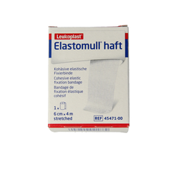 Elastomull Fixatiewindsel haft 4m x 6cm 1 Stuks