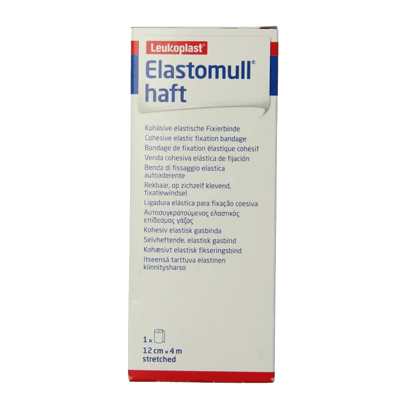 Elastomull Fixatiewindsel haft 4m x 12cm 45474 1 Stuks