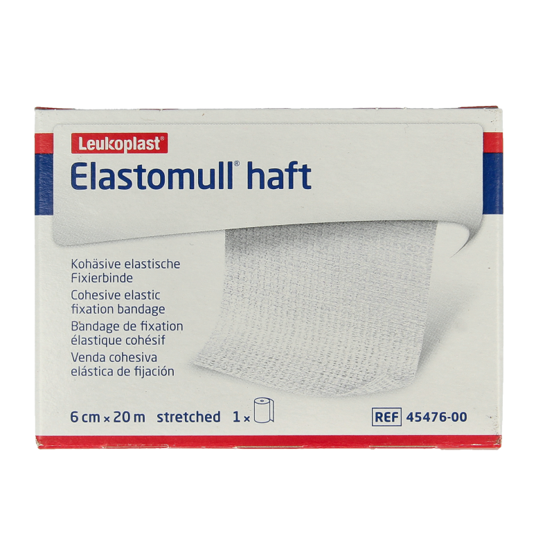 Elastomull Fixatiewindsel haft 20m x 6cm 45476 beige/wit 1 Stuks