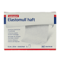 Elastomull Fixatiewindsel haft 20m x 6cm 45476 beige/wit 1 Stuks