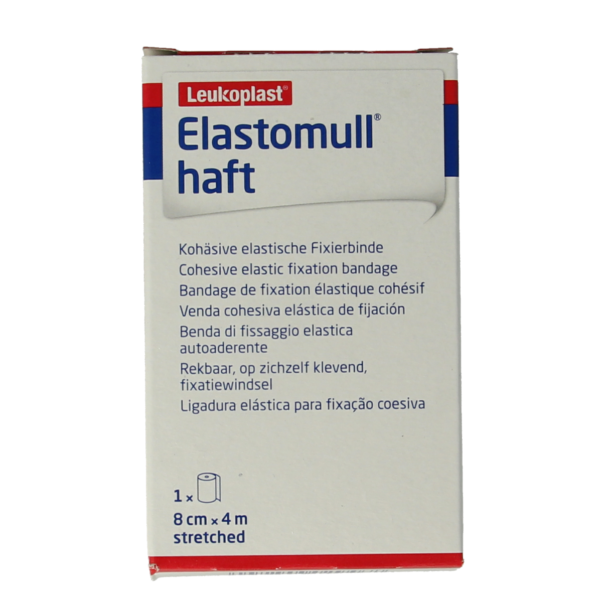 Elastomull Fixatiewindsel haft 4m x 8cm 45472 1.00 Stuks