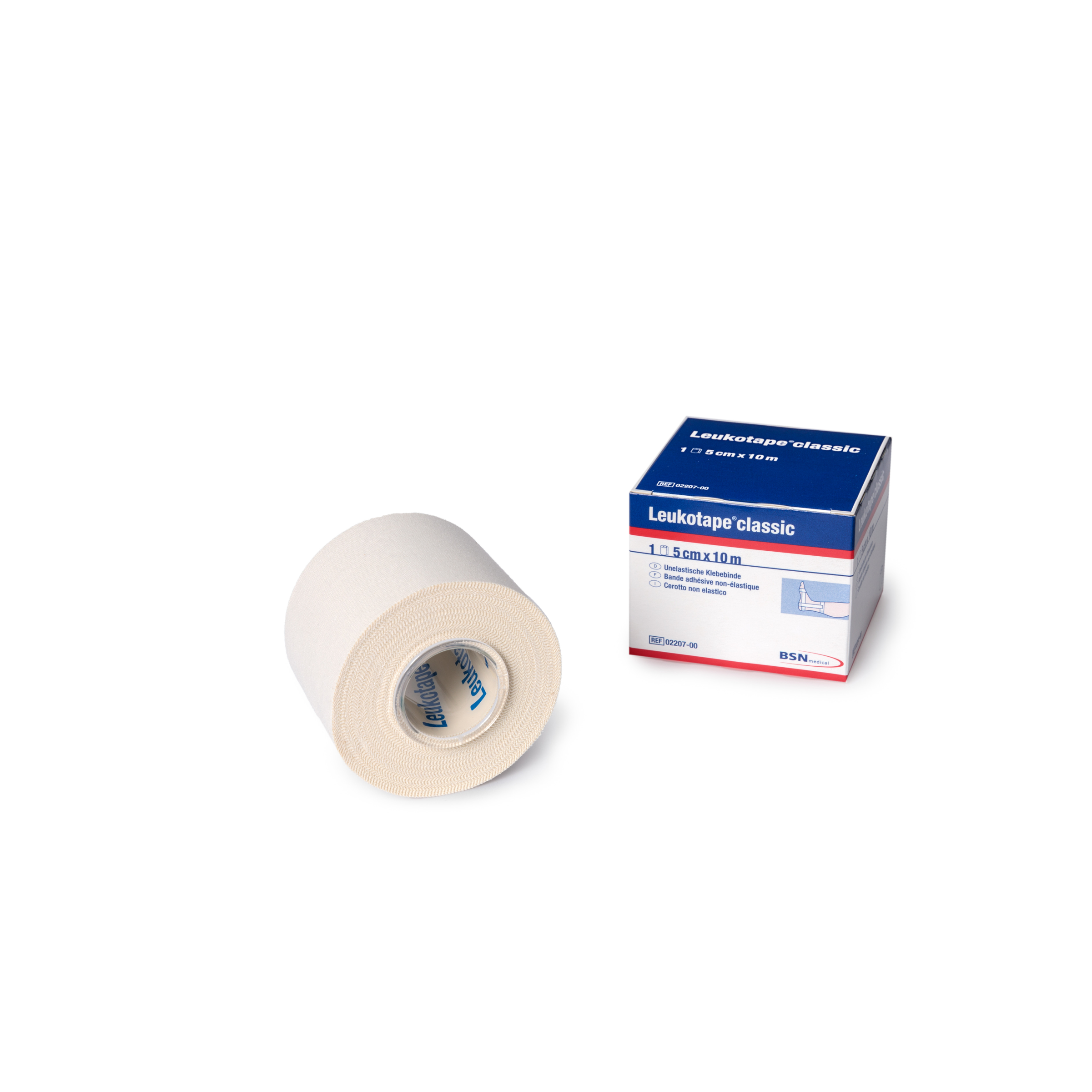 Leukotape Classic 10m x 3.75cm wit 1 Stuks