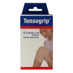 Tensogrip Elastisch buisverband C 1m x 6.75cm huidkleur 1.00 Stuks