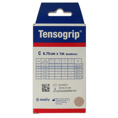 Tensogrip Elastisch buisverband C 1m x 6.75cm huidkleur 1.00 Stuks