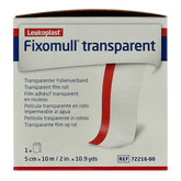 Fixomull Transparent 10m x 5cm 7221600 1 Stuks