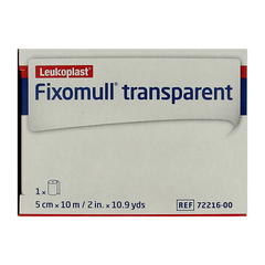 Fixomull Transparent 10m x 5cm 7221600 1 Stuks