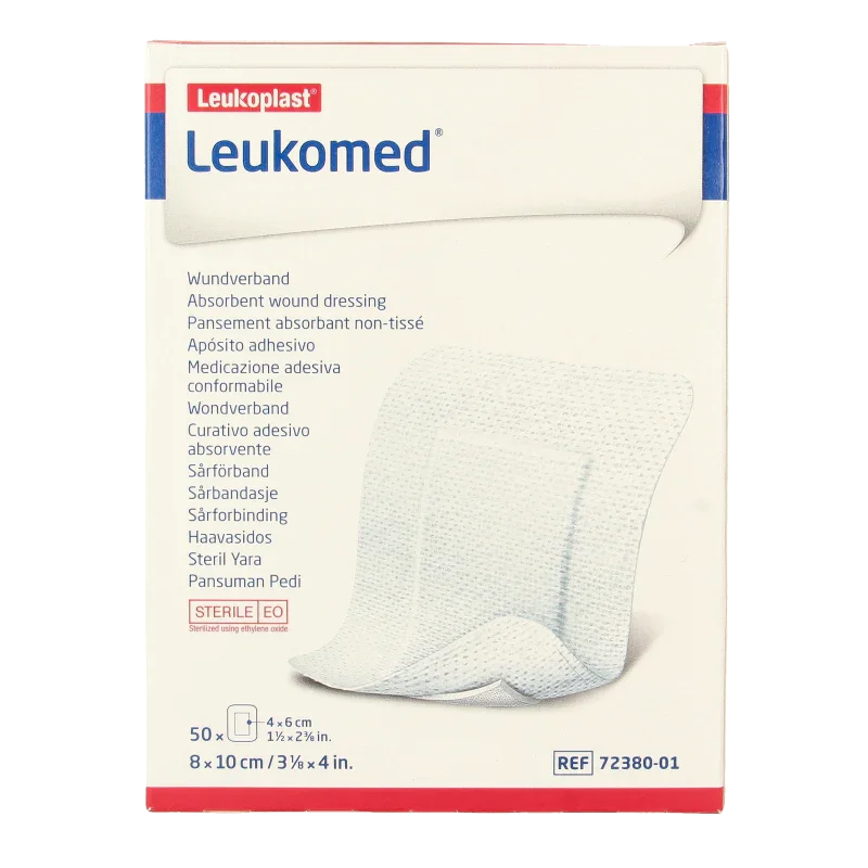 Leukomed Wondverband 8.0 x 10cm steriel 50 Stuks