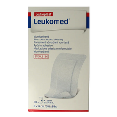 Leukomed Wondverband 8.0 x 15cm steriel 50 Stuks