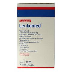 Leukomed Wondverband 8.0 x 15cm steriel 50 Stuks