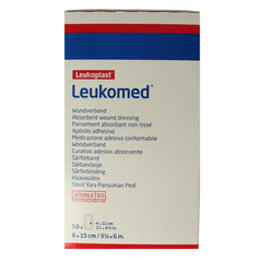 Leukomed Wondverband 8.0 x 15cm steriel 50 Stuks