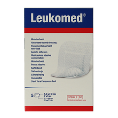 Leukomed Wondverband 7.2 x 5cm steriel 5 Stuks