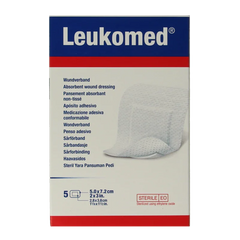 Leukomed Wondverband 7.2 x 5cm steriel 5 Stuks