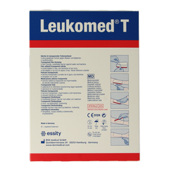 Leukomed Transparant wondverband T 8.0 x 10cm steriel 5 Stuks