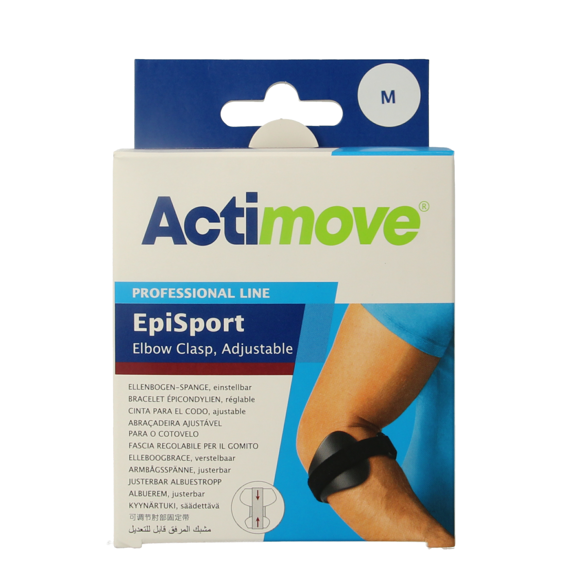 Actimove Episport elleboogbandage maat M 1.00 Stuks