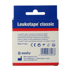 Leukotape Classic starre tape 2cm x 10m 1 Stuks