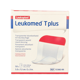Leukomed Transparant wondverband T plus 7.2 x 5cm 50 Stuks