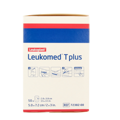Leukomed Transparant wondverband T plus 7.2 x 5cm 50.00 Stuks