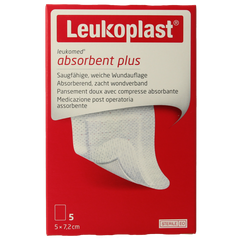 Leukoplast Wondverband 7.2 x 5cm 5.00 Stuks