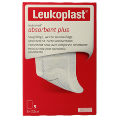 Leukoplast Wondverband 7.2 x 5cm 5 Stuks