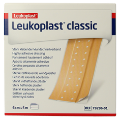 Leukoplast Classic 5m x 6cm 1 Stuks
