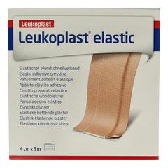 Leukoplast Elastic wondsnelverband 5m x 4cm 1 Stuks