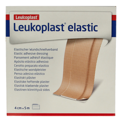 Leukoplast Elastic wondsnelverband 5m x 4cm 1.00 Stuks