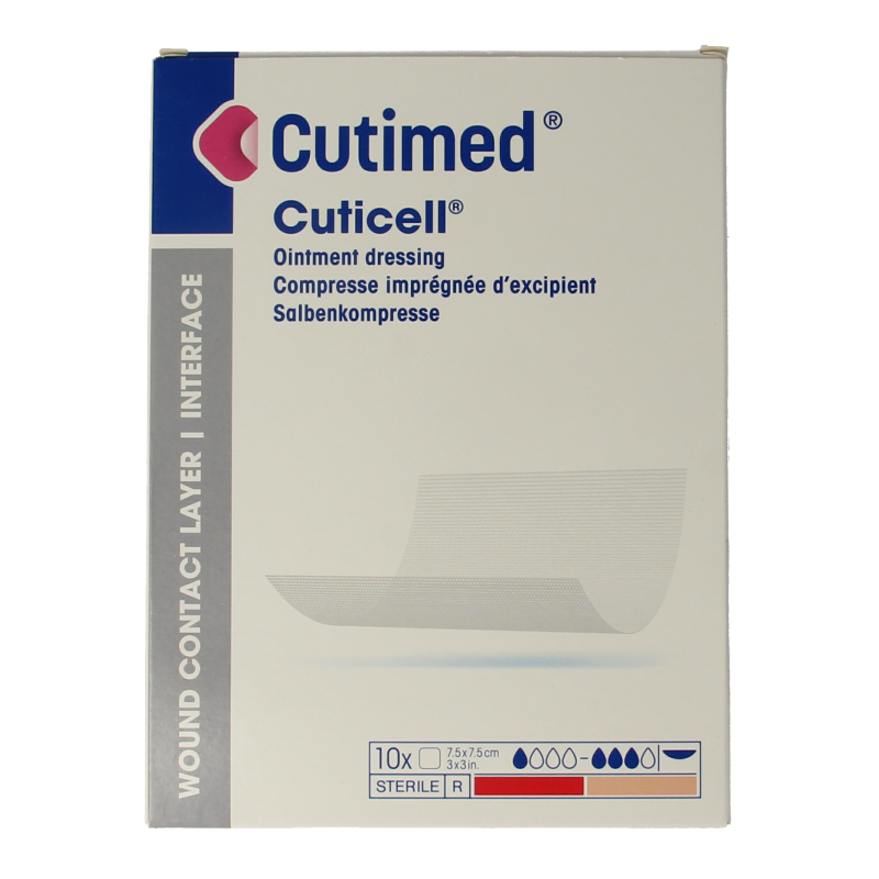 Cuticell Zalfgaas 7.5 x 7.5cm 10 Stuks