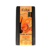 Vivani Chocolade puur met sinaasappel bio 100 Gram