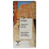 Vivani Chocolade melk en wit cappuccino bio 100.00 Gram