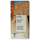 Vivani Chocolade melk en wit cappuccino bio 100 Gram