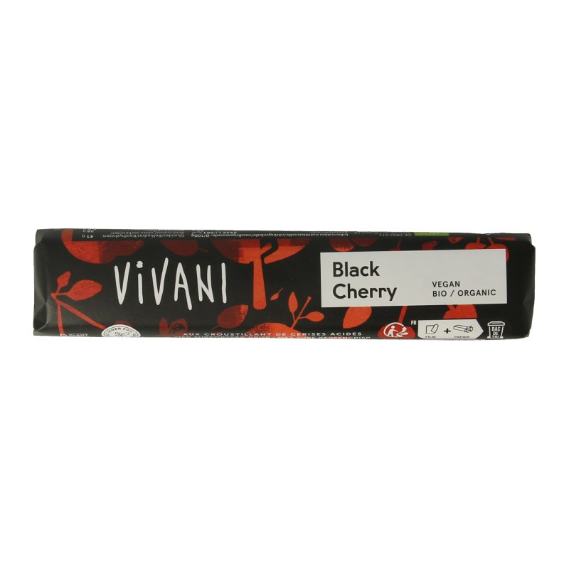 Vivani Chocolate To Go black cherry vegan bio 35 Gram