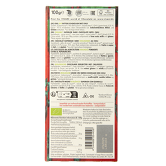 Vivani Chocolade puur superieur met chili bio 100 Gram