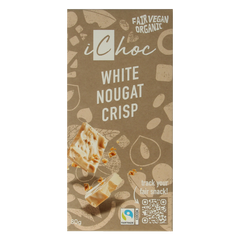 Ichoc White nougat crisp vegan bio 80.00 Gram