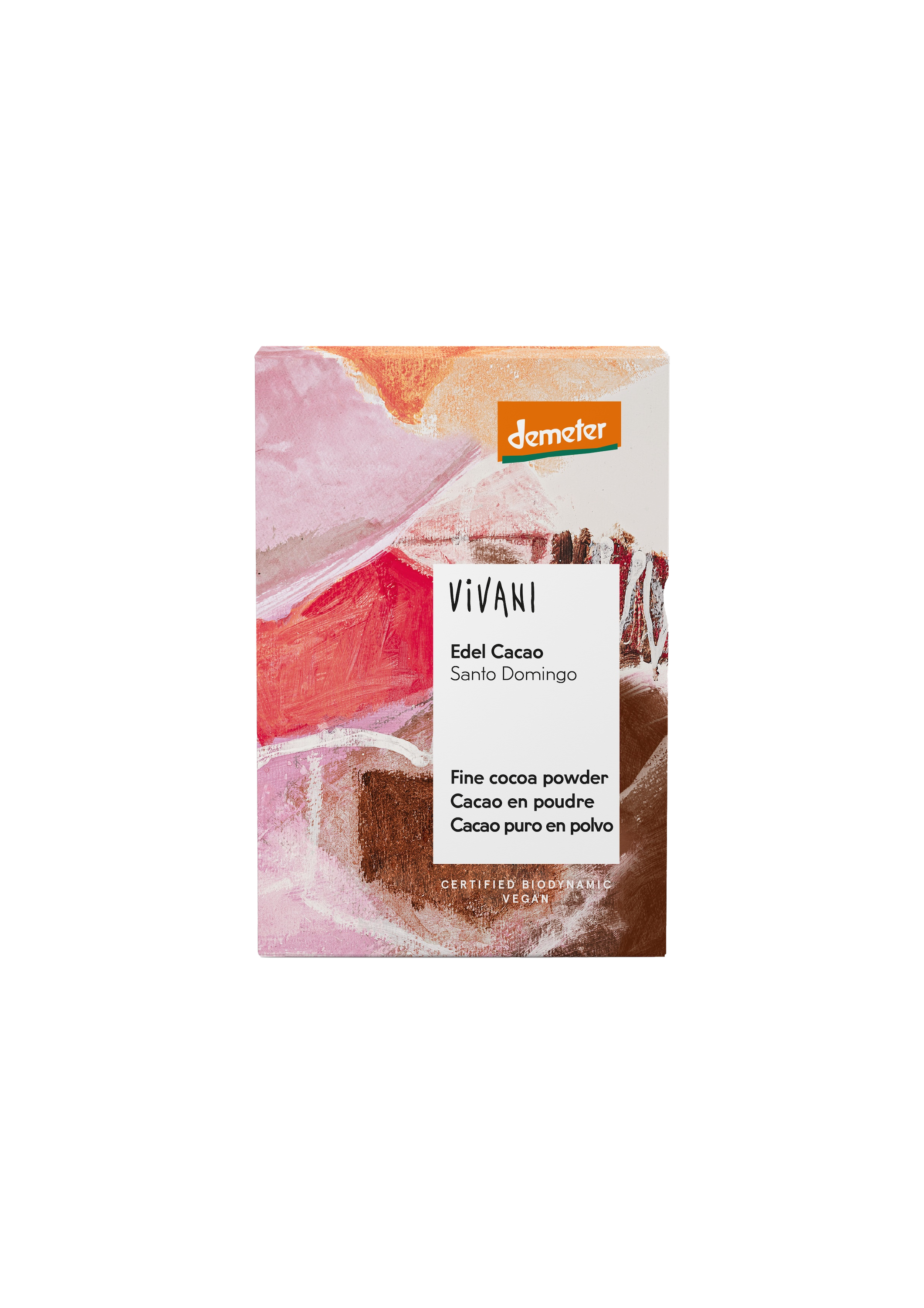Vivani Cacaopoeder Demeter Santo Domingo bio 100 Gram